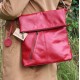 Amelie Flap Zip Messenger bag Red 